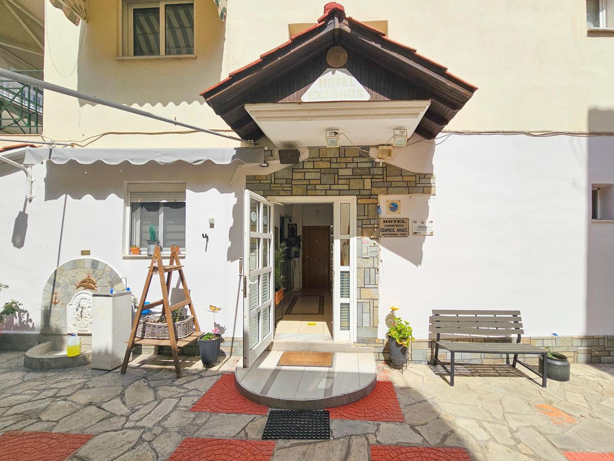 Hotel Exarhos Paralia Katerinis Bagian luar foto